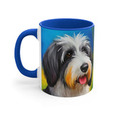 Polish Lowland Sheepdog - Accent - Ceramic Coffee Mug, 11oz