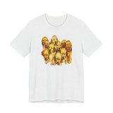 Golden Retriever Puppies Unisex Jersey Short Sleeve Tee
