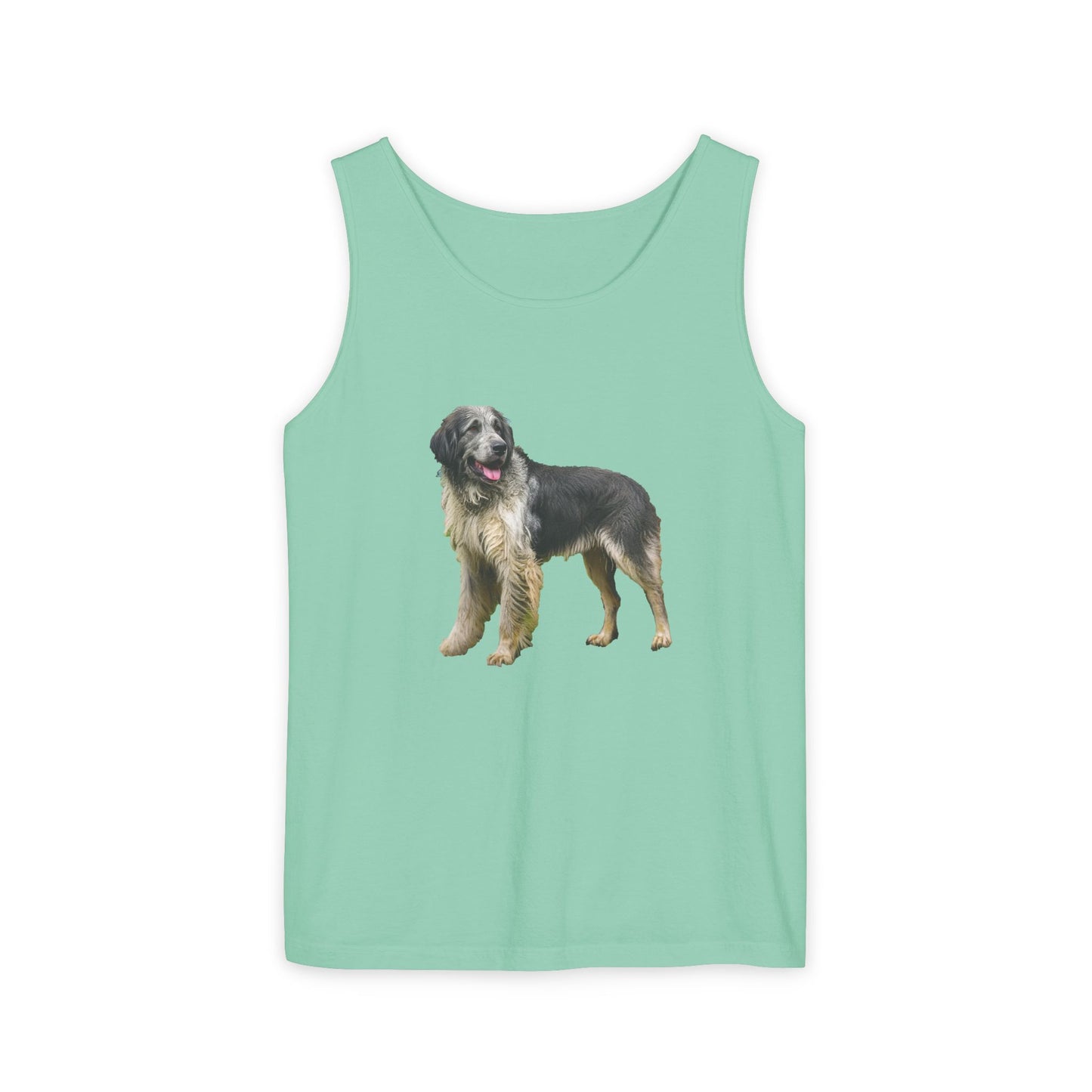 Romanian Carpathian Shepherd  Unisex Relaxed Fit Garment-Dyed Tank Top