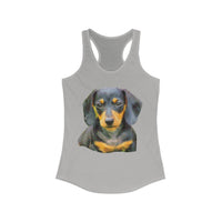 Dachshund 'Doxie #2' Women's Racerback Tank