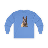 Belgian Malinois Unisex Cotton Long Sleeve Tee