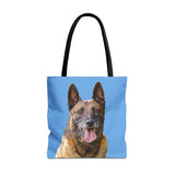 Belgian Malinois Tote Bag: A Canine Masterpiece