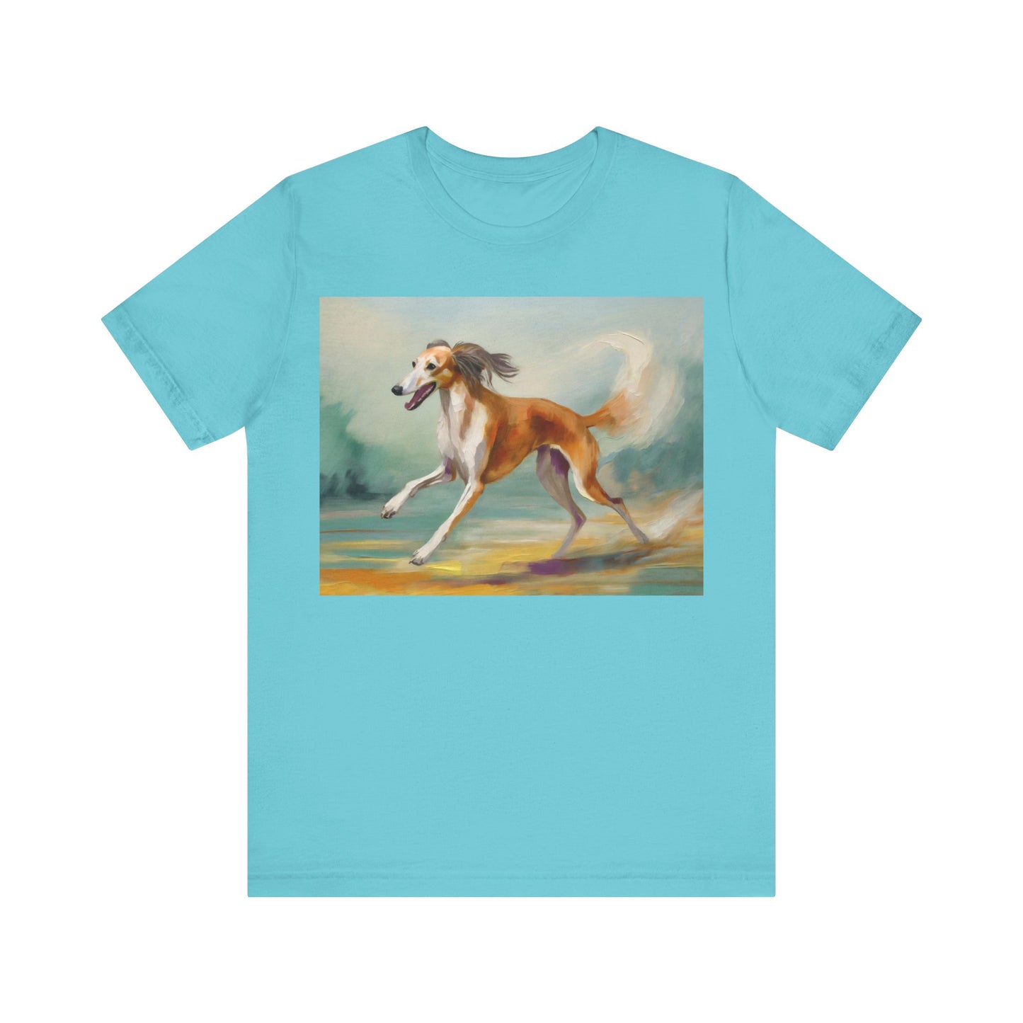 Saluki 'On the Run' Unisex Jersey Short Sleeve Tee