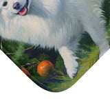 Japanese Spitz Bathroom Rug Mat