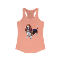 Basset Hound  --  Women's Classic Racerback Tank