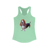 Basset Hound  --  Women's Classic Racerback Tank