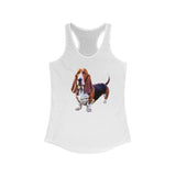 Basset Hound  --  Women's Classic Racerback Tank