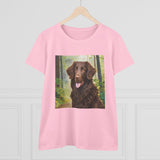 Curly-Coated Retriever Women's Midweight Cotton Tee