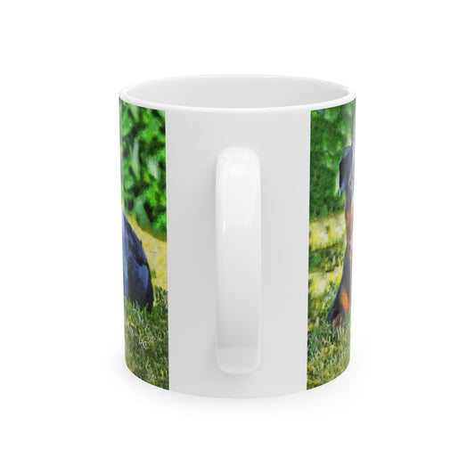 Rottweiler 'Lina' Ceramic Mug 11oz