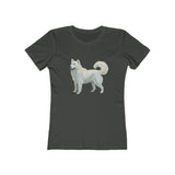 Hokkaido Women's Slim Fit Ringspun Cotton Tee - Effortless Elegance Awaits!
