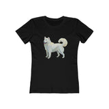 Hokkaido Women's Slim Fit Ringspun Cotton Tee - Effortless Elegance Awaits!