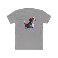 Drever Puppy - Men's Fitted Cotton Crew Tee