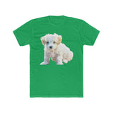 Bichon Frise Men's Fitted Cotton Crew Tee