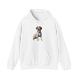 Braque du Bourbonnais Unisex 50/50 Hooded Sweatshirt