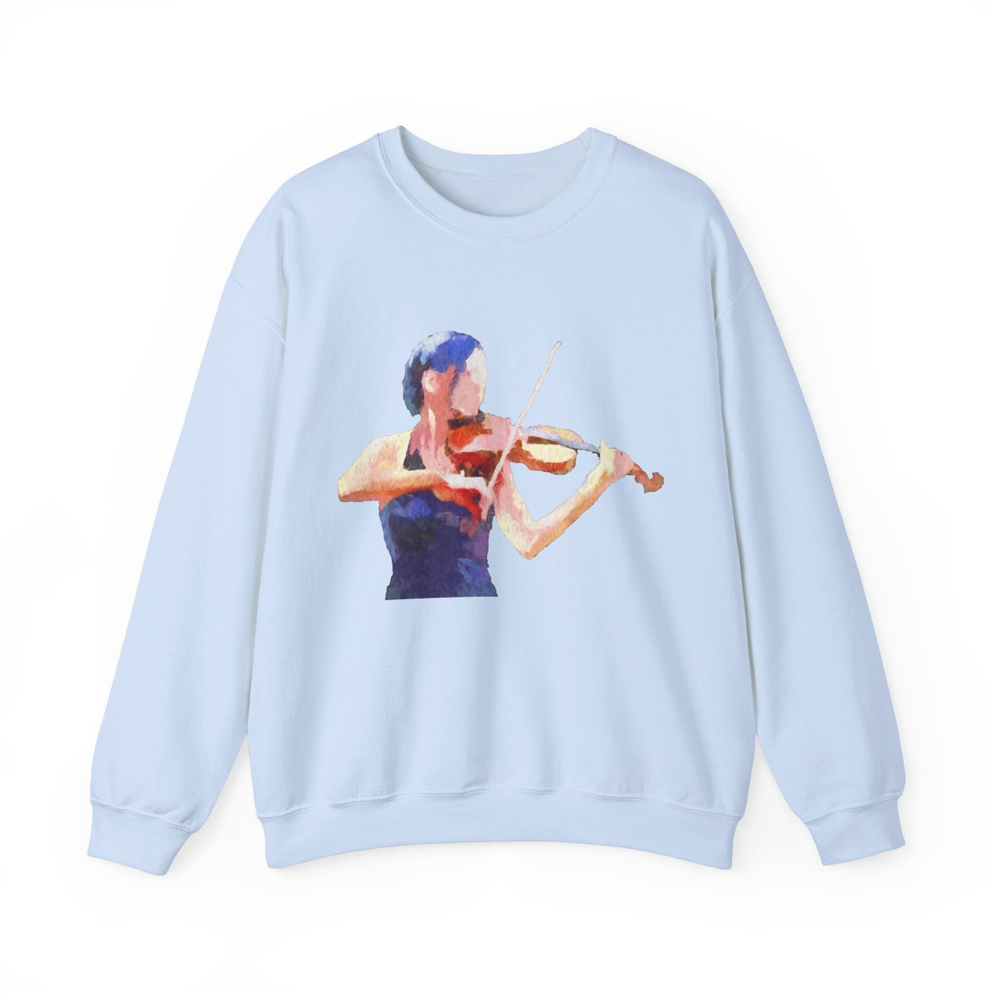 Violin 'The Bowist' Unisex 50/50 Crewneck Sweatshirt