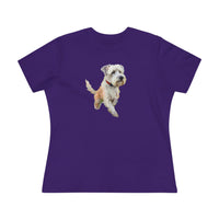 Dandie Terrier  -  Women's Relaxed Fit Cotton Tee