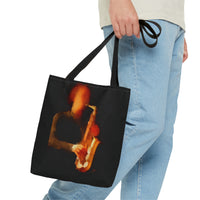 Saxophonist Tote Bag