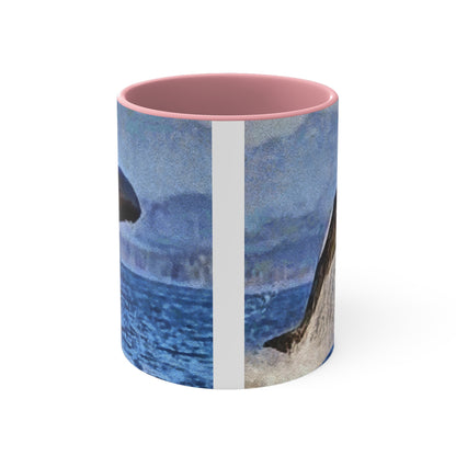 Whale - 'Leviathan' Accent Coffee Mug, 11oz