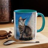 Cat Teris of Tinos Accent Coffee Mug, 11oz
