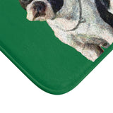 Boston Terriers 'Skipper & Dee Dee' Bathroom Rug Mat