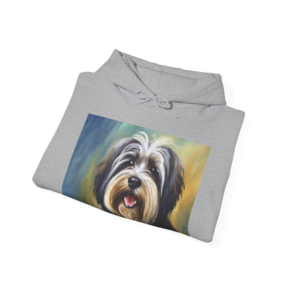 Tibetan Terrier 50/50 Hooded Sweatshirt
