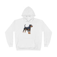 Jagdterrier - Unisex Fleece Lined Pullover Hoodie Sweatshirt