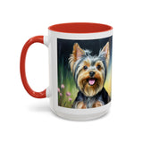 Yorkshire Terrier - Ceramic Accent Coffee Mug  - 2 sizes