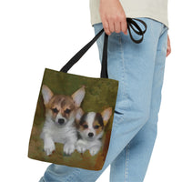 Welsh Corgi 'Cousins' Tote Bag