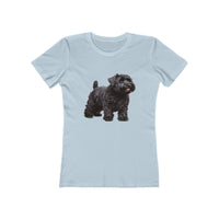 Black Russian Terrier -  Women's Slim Fit Ringspun Cotton Tee