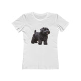 Black Russian Terrier -  Women's Slim Fit Ringspun Cotton Tee