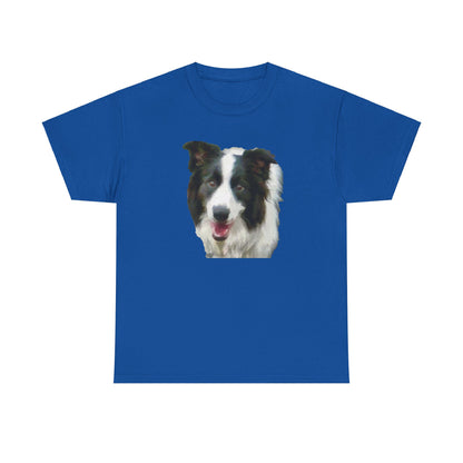 Border Collie '#2' Unisex Heavy Cotton Tee