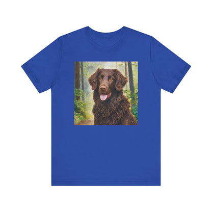 Curly Coated Retriever Jersey Short Sleeve Tee