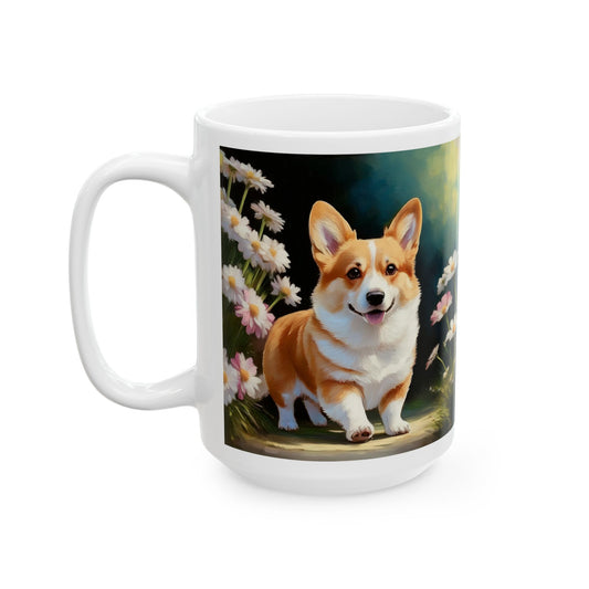 Welsh Corgi Puppy -  Ceramic Mug - Two Sizes