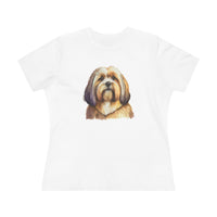 Lhasa Apso  Women's Relaxed Fit Cotton Tee