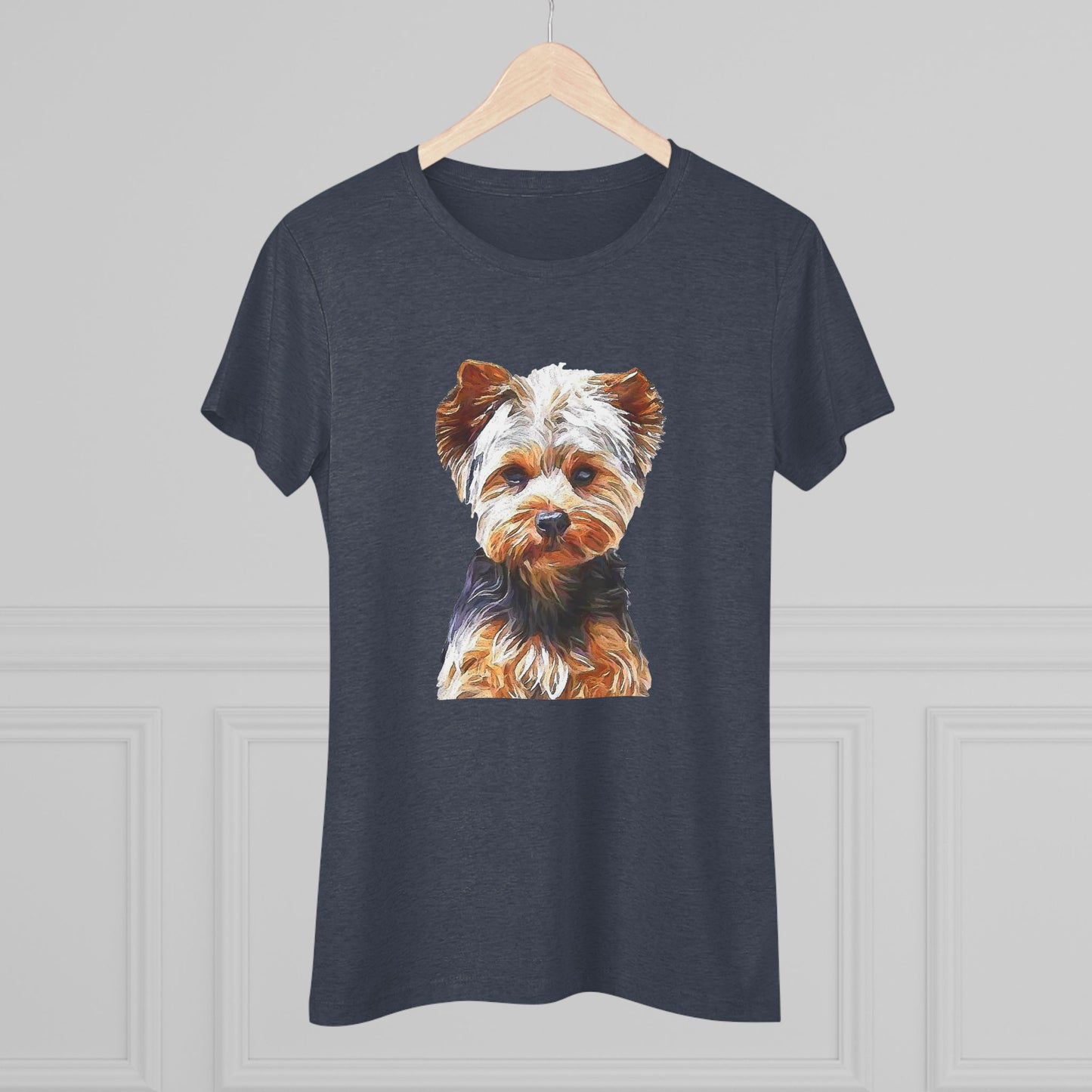Yorkshire Terrier 'Yorkie' - Lupis Women's Slim Fit Triblend Tee