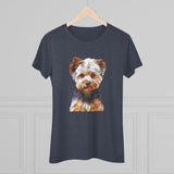 Yorkshire Terrier 'Yorkie' - Lupis Women's Slim Fit Triblend Tee