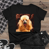 Poodle Women's Midweight Cotton Tee