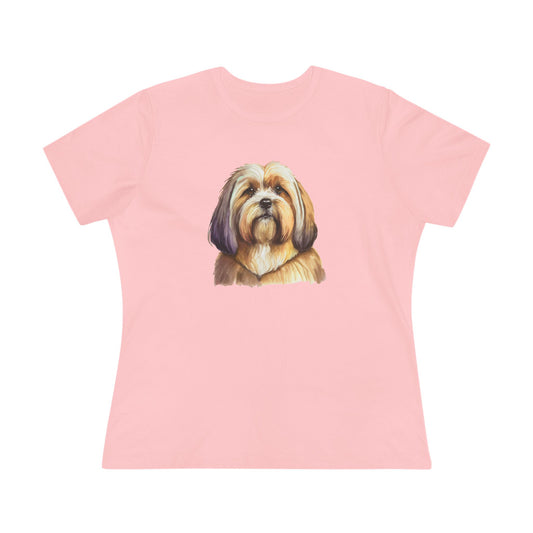 Lhasa Apso Women's Relaxed Fit Cotton Tee