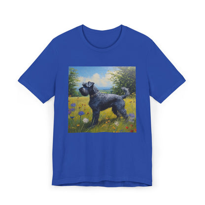 Kerry Blue Terrier Unisex Lightweight Jersey T-Shirt