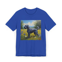 Kerry Blue Terrier Unisex Lightweight Jersey T-Shirt