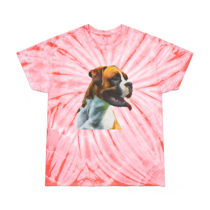 Boxer 'Cooper' Unisex Cotton Tie-Dye Tee - Cyclone Delight