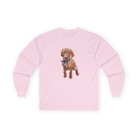 Vizsla 'Augie' Unisex Cotton Long Sleeve Tee