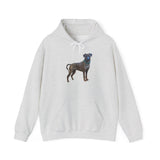 Treeing Tennessee Brindle  Unisex 50/50 Hooded Sweatshirt