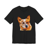 Red Heeler - Australian Cattle Dog Unisex Jersey Short Sleeve Tee