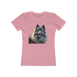 Keeshond - Women's Slim Fit Ringspun Cotton Tee