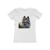 Keeshond - Women's Slim Fit Ringspun Cotton Tee