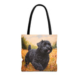 Black Russian Terrier Tote Bag (AOP)