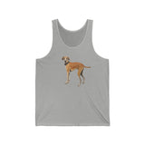 Sloughi - Arabian Greyhound Unisex Jersey Tank