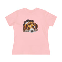 Beagle 'Daisy Mae' Women's Relaxed Fit Cotton Tee
