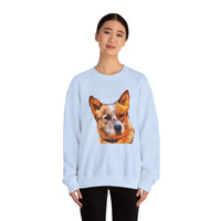 Red Heeler - Australian Cattle Dog - Unisex 50/50 Crewneck Sweatshirt